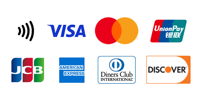 取り扱いのあるクレジットカード